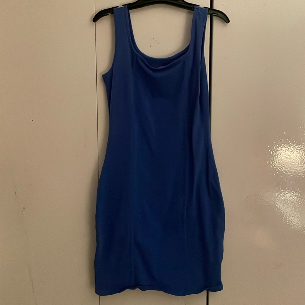 Royal blue dress